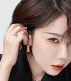 18K Celestial Clash De Earrings