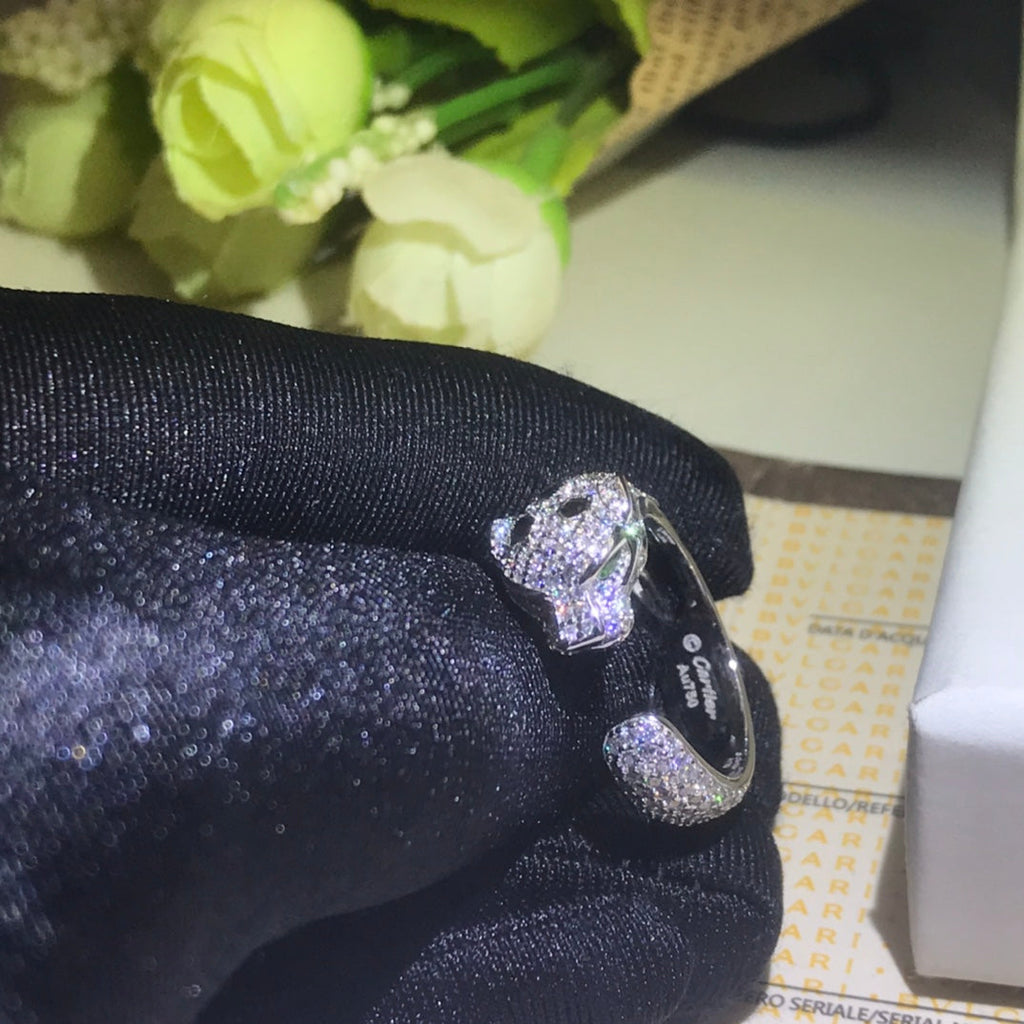 18K Celestial Panth̬re De Diamond Ring