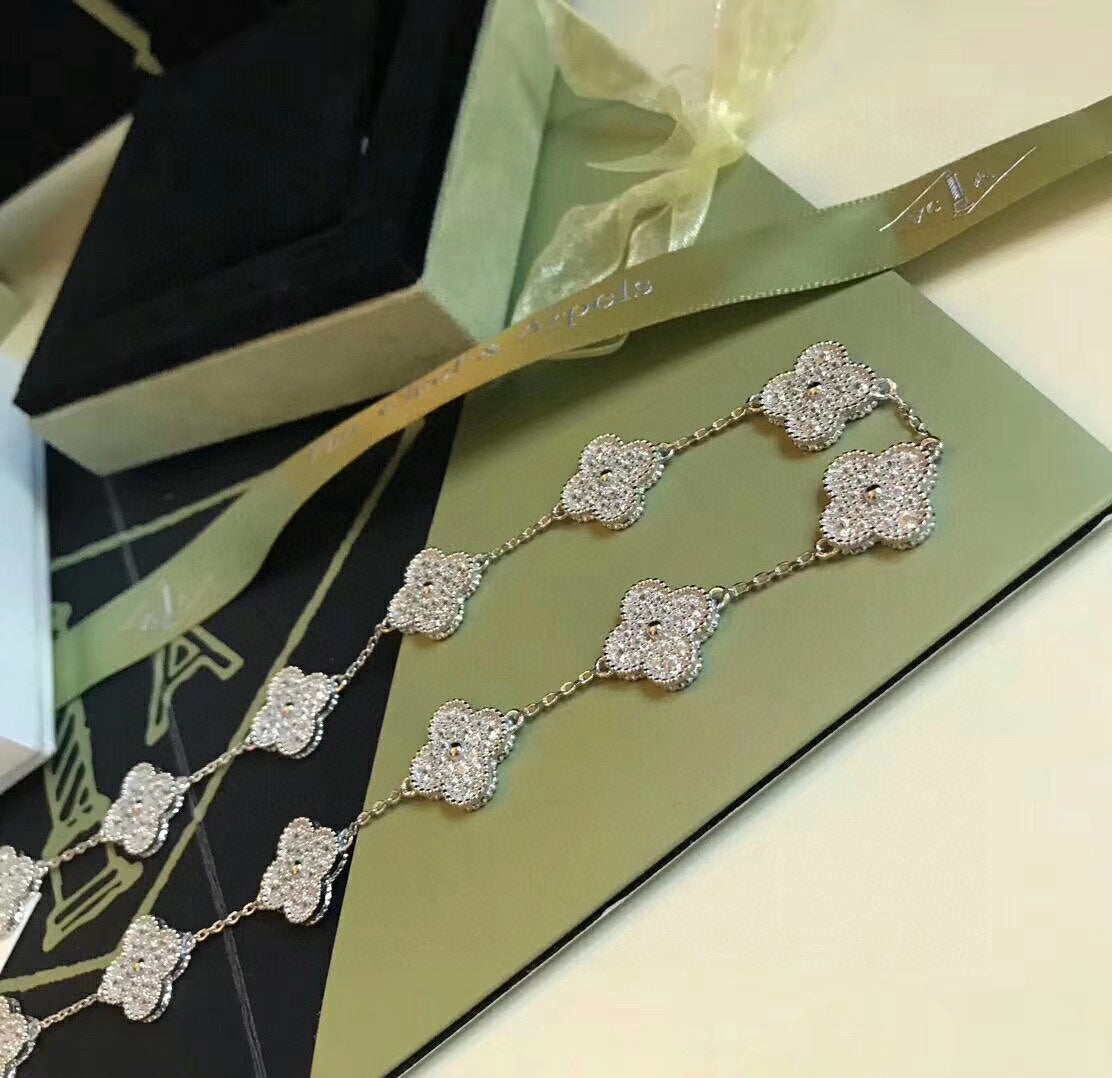 18K Celestial Vintage Alhambra 20 Motifs Long Necklace