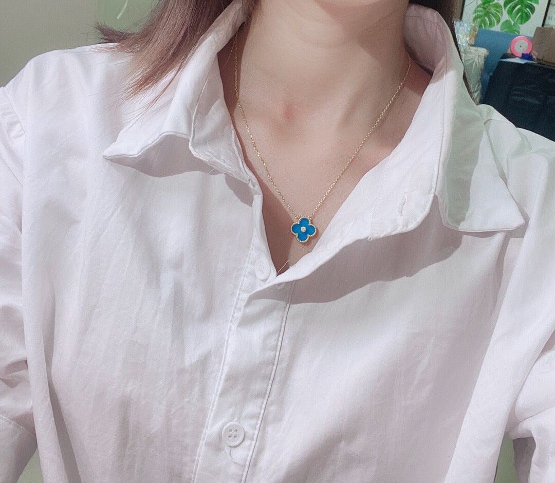 18K Celestial Vintage Alhambra Agent Clover Necklace