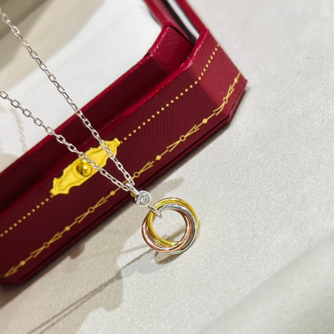 18K Celestial Trinity Necklace