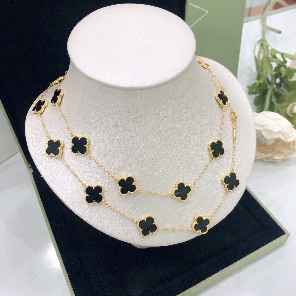 18K Celestial Vintage Alhambra 20 Motifs Long Necklace