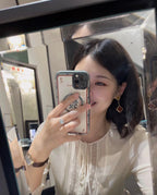 18K Celestial Magic Alhambra Carnelian & Tiger Eye Earrings