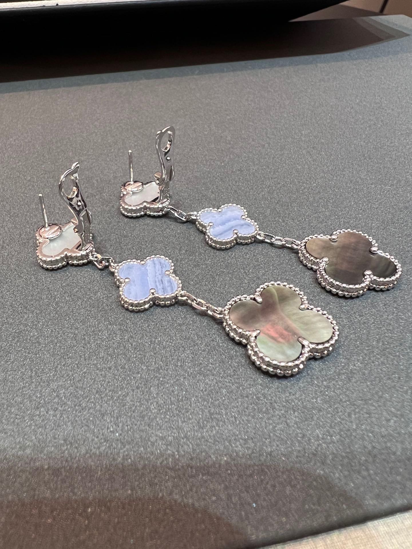 18K Celestial Magic Alhambra Three Motifs Earrings