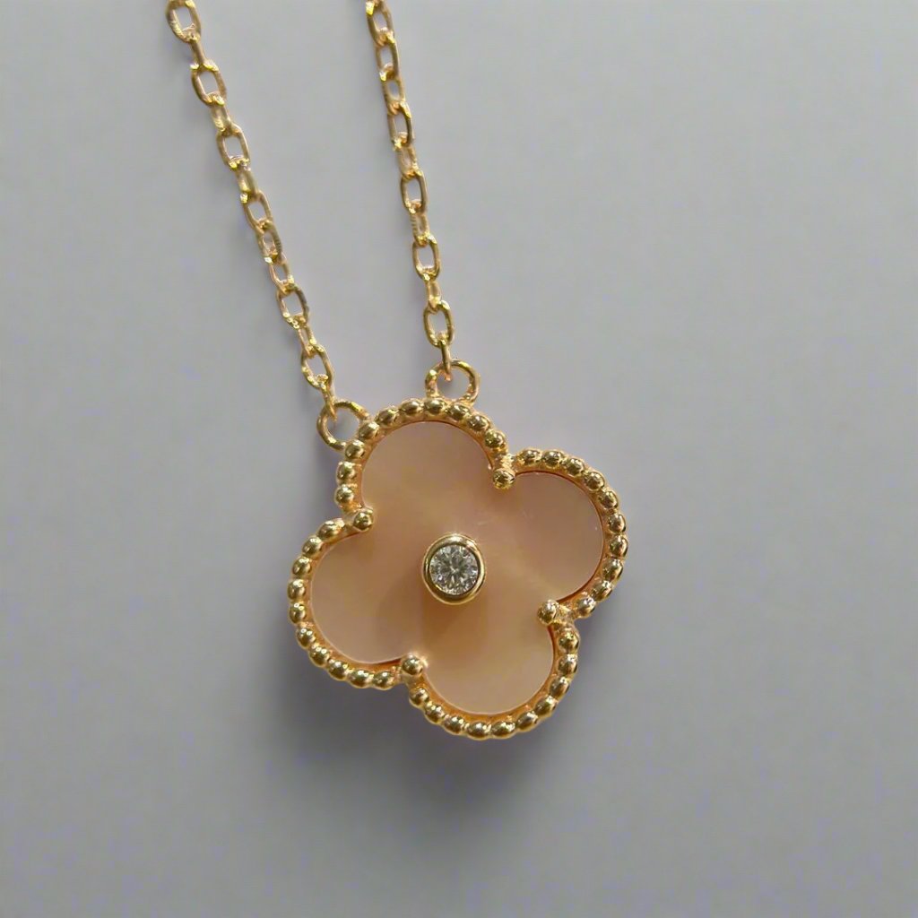 18K Celestial Sweet Alhambra Clover Necklace
