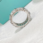 18K Celestial T Schlumberger Eighteen Stone Ring