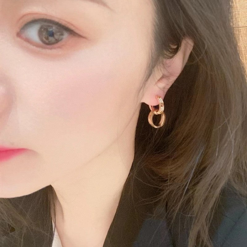 18K Celestial Love Diamond Earrings