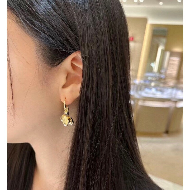 18K Celestial Grain De Caf̩ Earrings