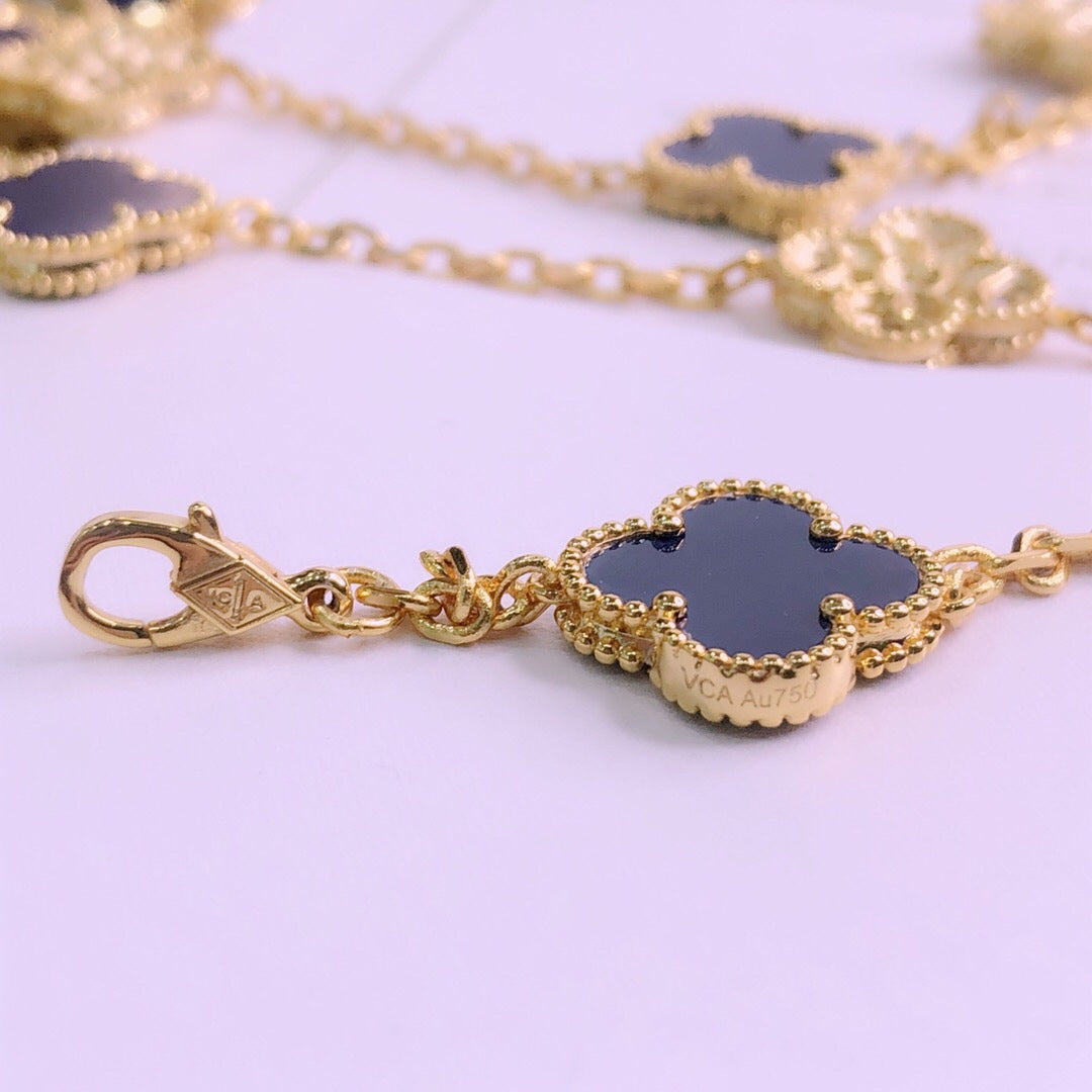 18K Celestial Vintage Alhambra 20 Motifs Long Necklace