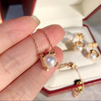 18K Celestial C De Necklace