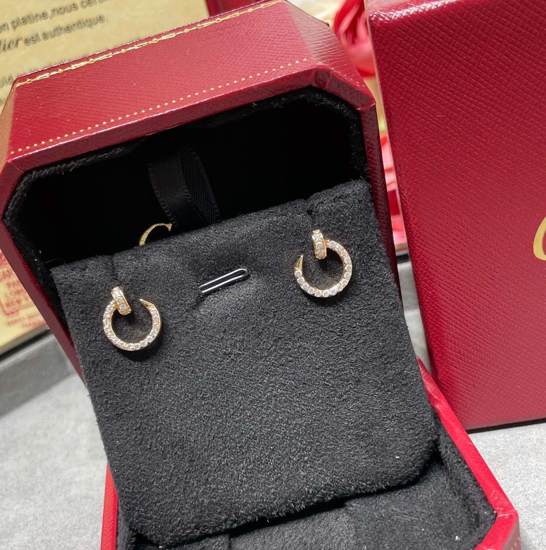 18K Celestial Juste Un Clou Diamonds Earrings