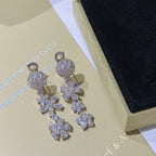 18K Celestial Folie Des Pr̩s Earrings