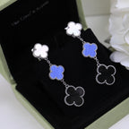 18K Celestial Magic Alhambra Three Motifs Earrings