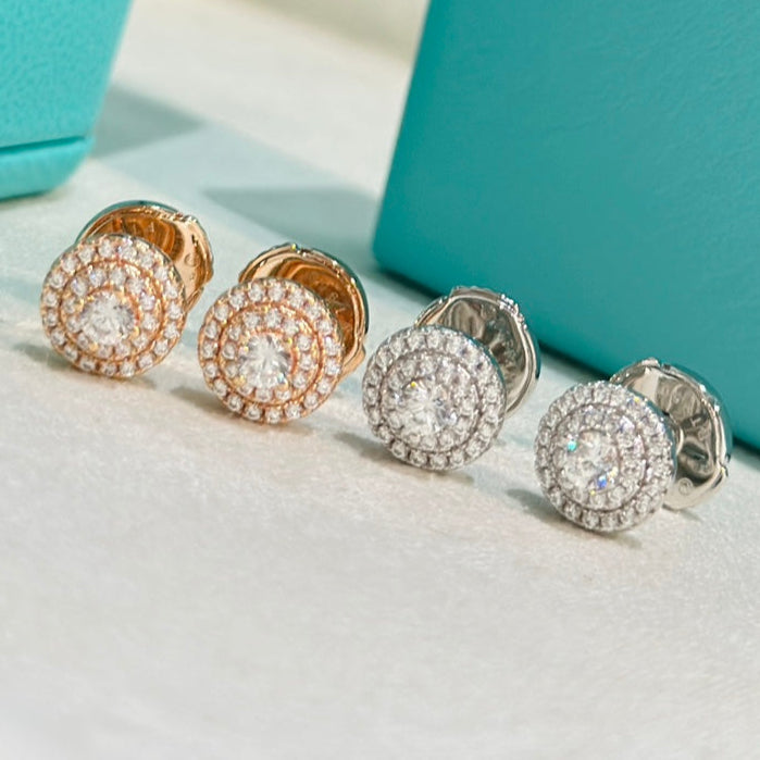 18K Celestial T Soleste Diamonds White Gold Earrings