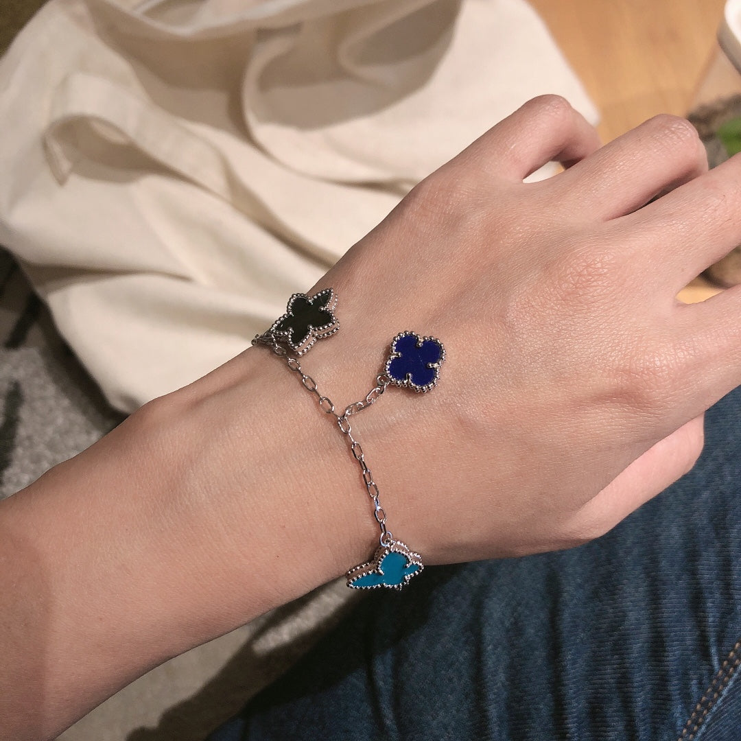18K Celestial Sweet Alhambra Four Motifs Bracelet