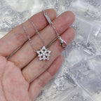 18K Celestial Lotus Openwork Pendant Necklace