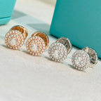 18K Celestial T Soleste Diamonds Rose Gold Earrings