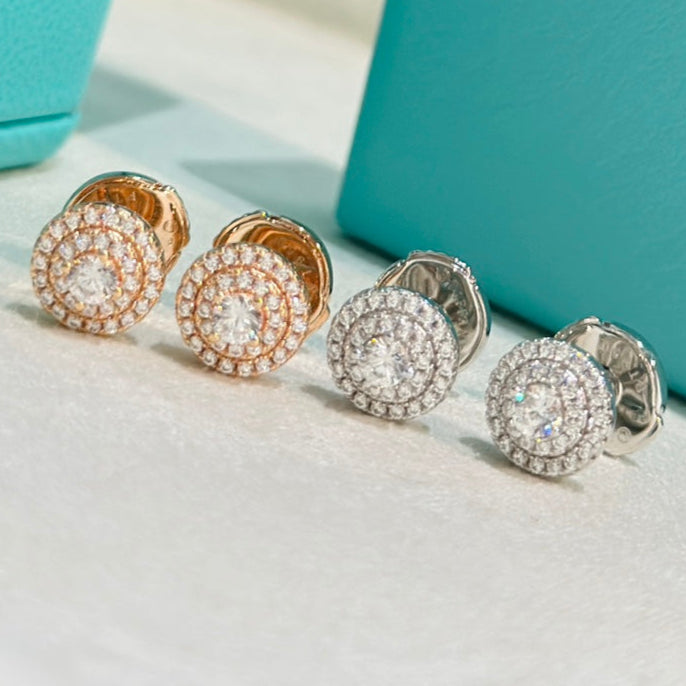 18K Celestial T Soleste Diamonds Rose Gold Earrings