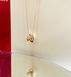 18K Celestial Trinity Cushion Necklace