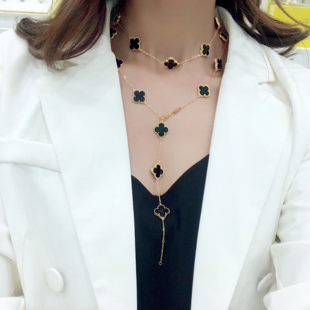 18K Celestial Vintage Alhambra 20 Motifs Long Necklace
