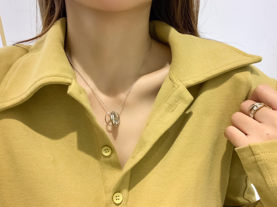 18K Celestial Trinity Necklace