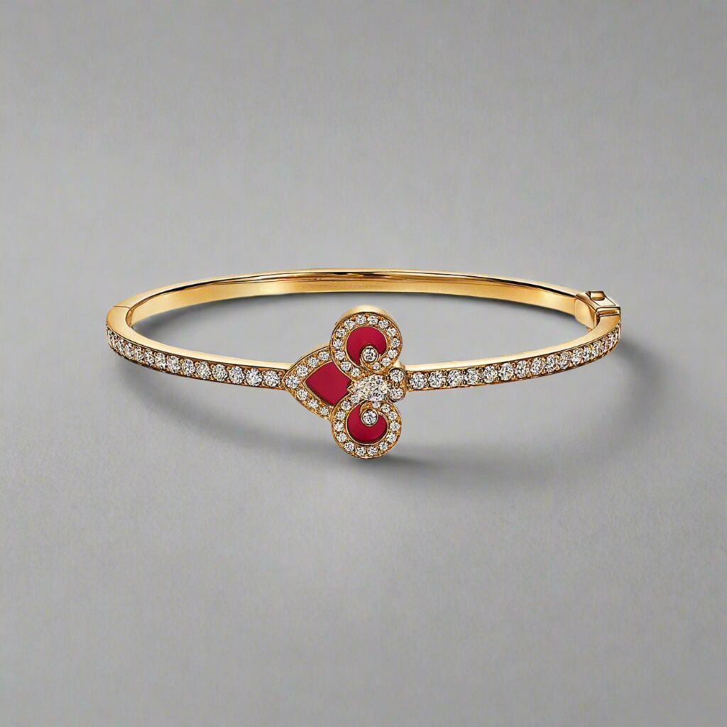 18K Celestial T Fleur De Lis Bracelet