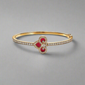 18K Celestial T Fleur De Lis Bracelet