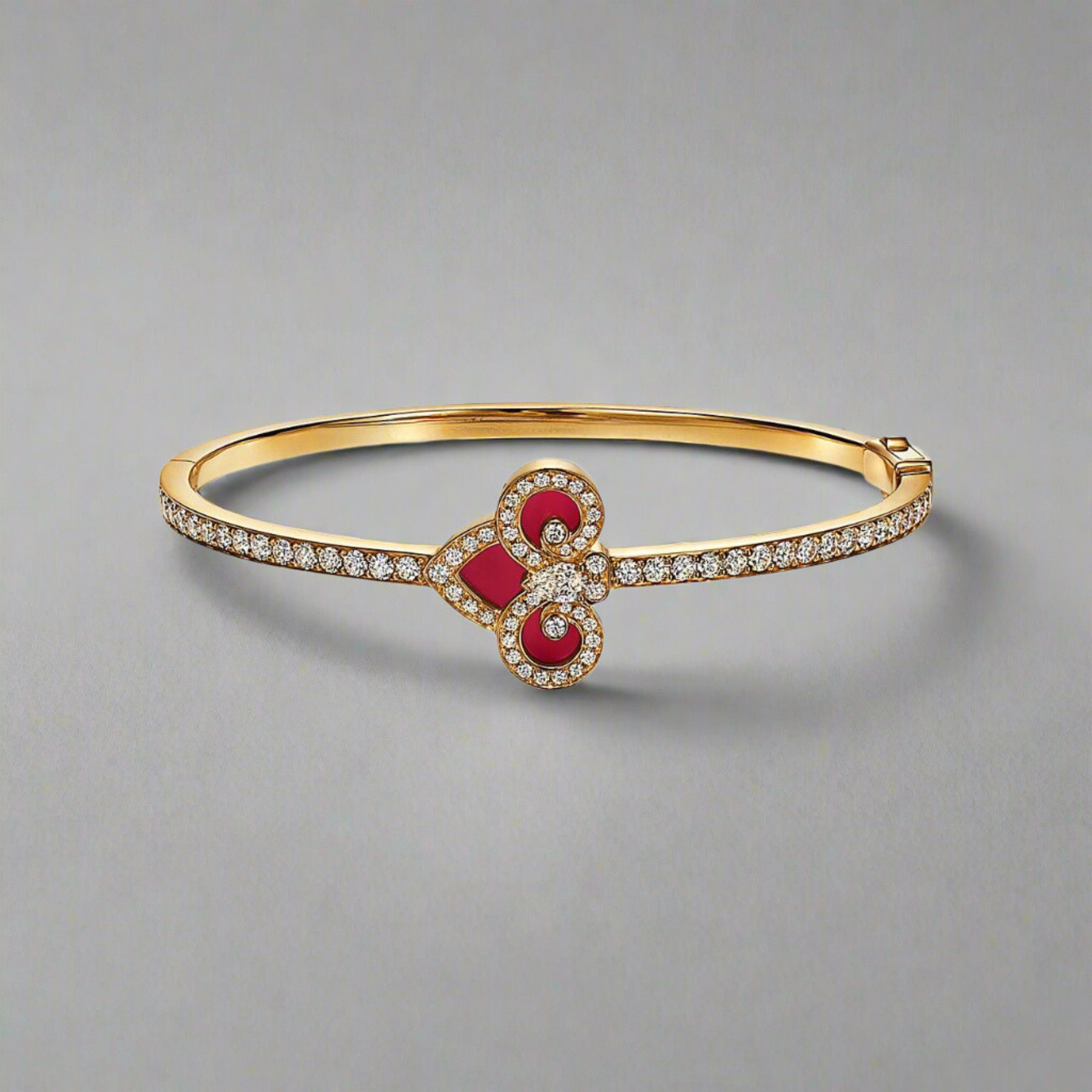 18K Celestial T Fleur De Lis Bracelet