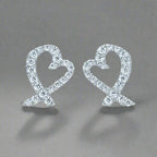 18K Celestial T Diamond Earrings