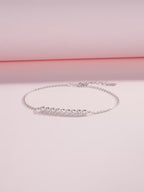 Elegant D Color Moissanite Bracelet – 925 Sterling Silver