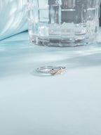 Rose Gold Infinity Ring – 925 Sterling Silver