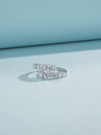 Classic Round CZ Eternity Band Ring – 925 Sterling Silver