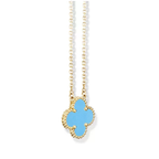 18K Celestial Vintage Alhambra Agent Pendant Necklace