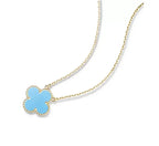 18K Celestial Vintage Alhambra Agent Pendant Necklace